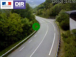 Caméra trafic sur la N90 à Bourg-Saint-Maurice, en provenance d'Aoste et en direction d'Albertville
