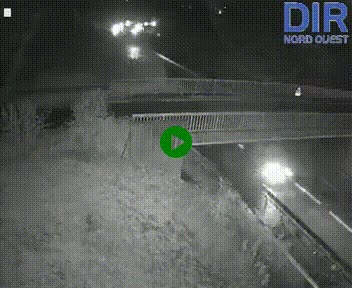 Webcam sur A84 à hauteur de Pont-Farcy, au niveau du pont autoroutier sur la Vire, au sud de Saint-Lô