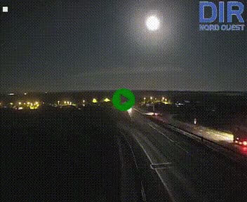Webcam au début de l'A84 sur le périphérique Ouest de Caen (N814) à hauteur de la sortie 9, Porte de Bretagne