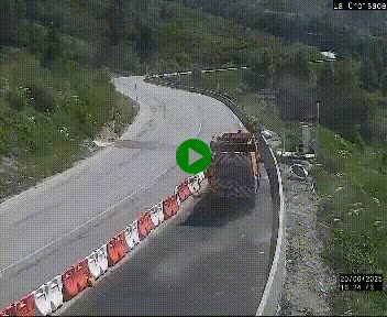Webcam au carrefour de la croisade, à la jonction entre la N22 et la N320, avant le poste de douane franco-andorrane. Webcam à 1790 mètres d'altitude