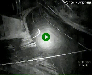 Webcam Col du Puymorens sur N320, en direction de Pas de la Casa (Andorre)