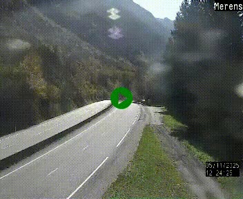 Webcam Ax-les-Thermes sur N20, en direction d'Andorre