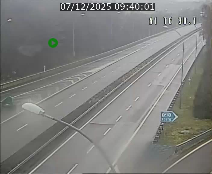 Traffic live webcam Luxembourg Grevenmacher - A1 direction Luxembourg - BK 30.1
