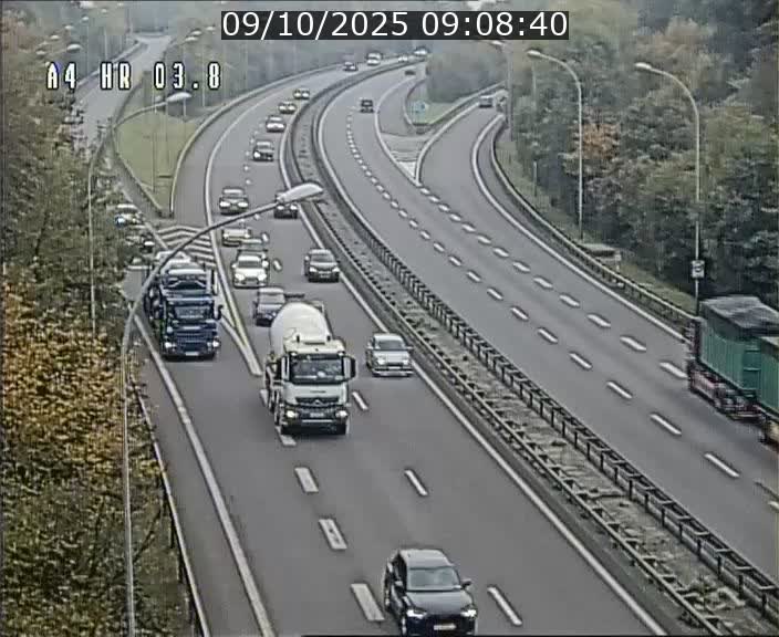 Webcam traffic A4 Luxembourg - BK 3.8 - Leudelange (direction Esch sur Alzette)