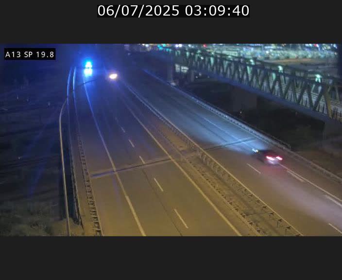 Traffic live webcam Luxembourg Croix de Bettembourg - A13 direction Esch-sur-Alzette - BK 19.8