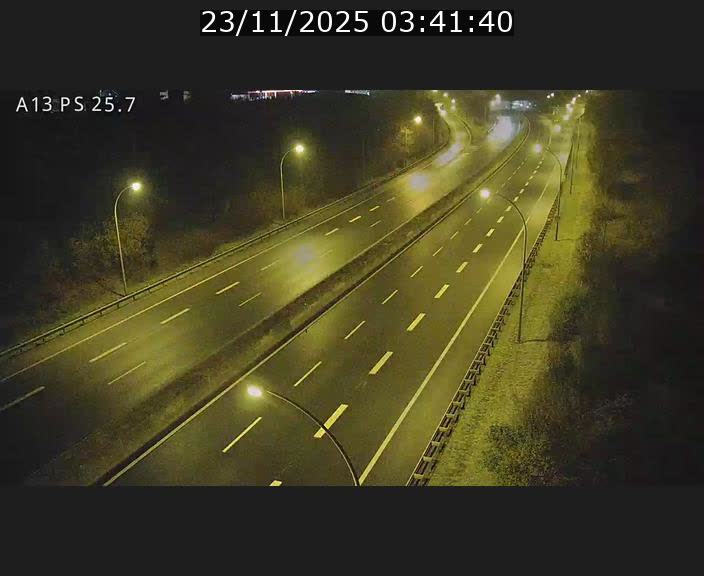 Traffic live webcam Luxembourg Frisange - A13 direction Allemagne - BK 26