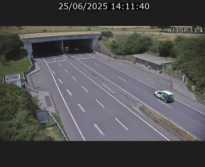 Webcam trafic sur A13 à hauteur d'Altwies en direction de Mondorf-les-bains et en provenance de l'Allemagne