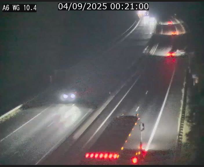 Traffic live webcam Luxembourg Mamer - A6 - BK 10.4 - direction Luxembourg/France/Allemagne