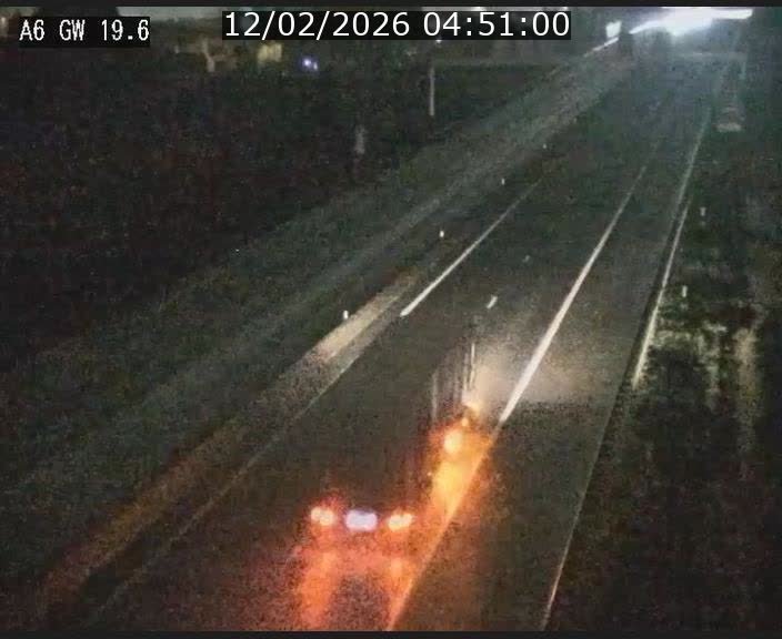 Traffic live webcam Luxembourg - Steinfort - A6 - BK 19.6 - direction Belgique