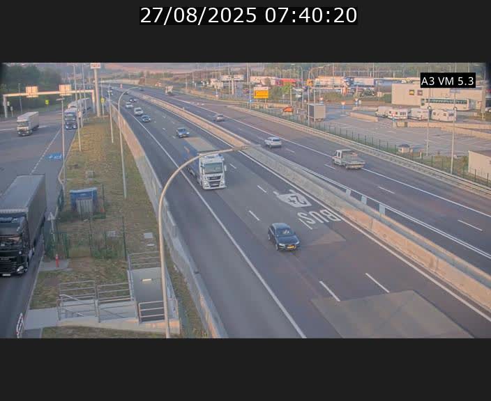 Traffic live webcam Luxembourg Aire de Berchem - A3 - BK 5 - direction France