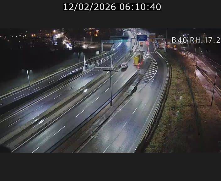 Webcam sur le contournement d'Esch Belval à hauteur de la sortie Université de Luxembourg. Vue orientée vers Luxembourg