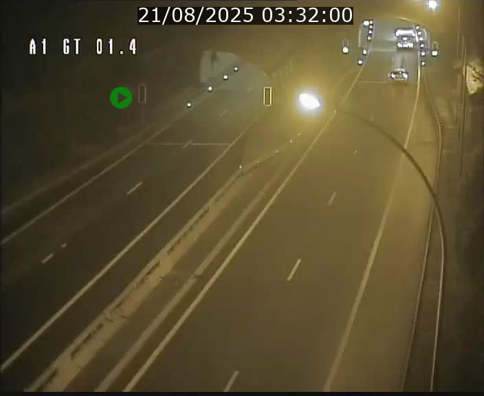 Traffic live webcam Luxembourg Hesperange - A1 direction Kirchberg - BK 1.4