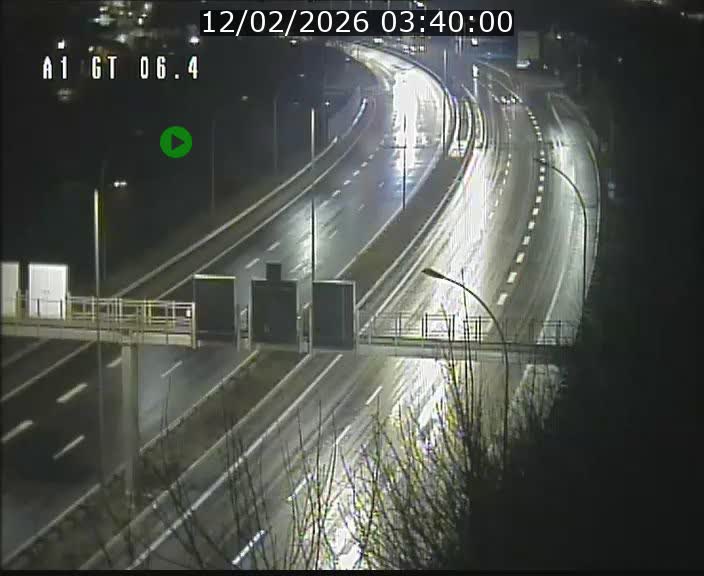 Traffic live webcam Luxembourg Hamm - A1 direction Sandweiler - BK 6.4