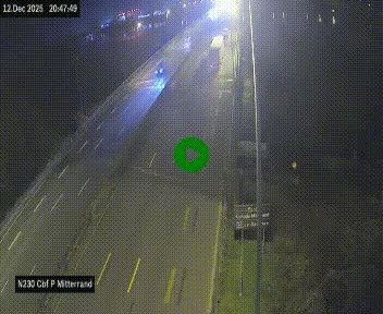 Webcam sur le périphérique de Bordeaux à l'est de la ville. Caméra située sur le Pont Mitterand sur la N230