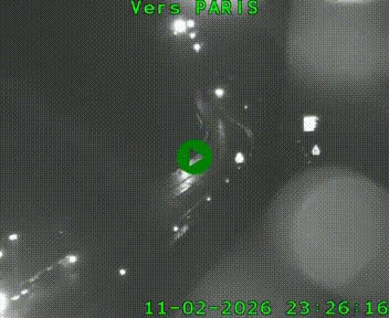 Caméra routière sur l'autoroute A20 à Bessines-sur-Gartempe. Vue orientée vers Paris