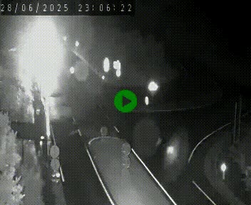 Webcam routière sur la N122 au niveau du Tunnel du Lioran. Vue de l'entrée côté Aurillac.