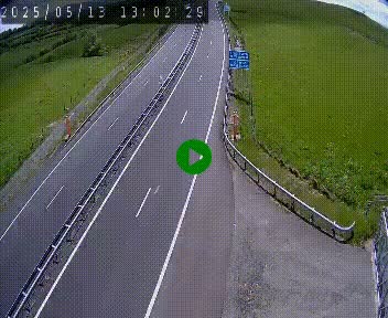 Caméra autoroute A75 à hauteur du col de la Fageole en direction de Clermont-Ferrand