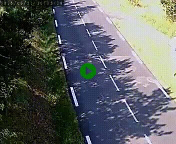 Caméra routière France - N102, au niveau du col de Montmirat à Saint-Etienne-du-Valdonnez à 1039 mètres d'altitude