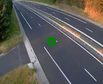 Caméra autoroute A75 à hauteur du col des Issartets en direction de Montpellier