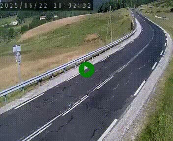 Webcam routière au niveau du col de la Chavade en Ardèche, sur la N102 à 1266 mètres d'altitude