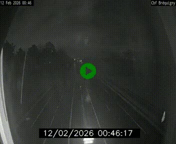 Webcam sur le périphérique de Rennes (N136) à hauteur du quartier Bréquigny, au sud de la ville