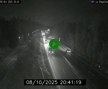 Webcam sur le périphérique de Nantes (N844) à hauteur de Porte de la Chapelle, au nord de la ville