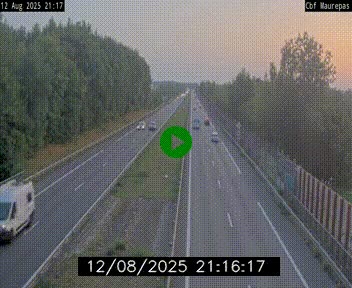 Webcam sur le périphérique de Rennes (N136) à hauteur de Maurepas, au nord de la ville