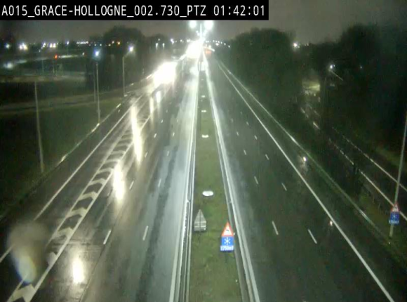 Caméra trafic Belgique - Grâce-Hollogne - E42, jonction avec A604, direction Loncin/Aéroport de Liège - BK 3.2