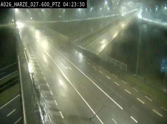 Caméra autoroute Belgique - Sougné-Remouchamps,E25 direction Luxembourg