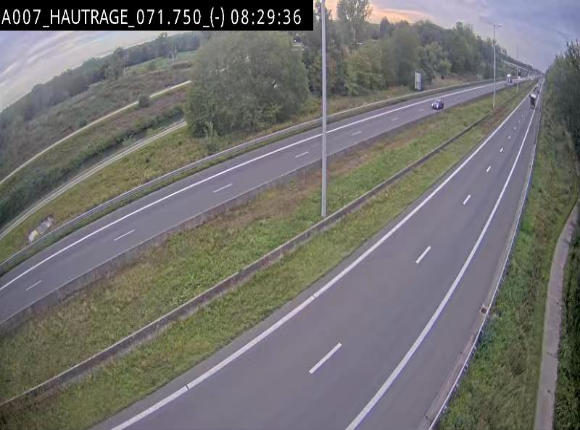 Webcam autoroute Belgique - Hautrage - E19 - BK 71.7