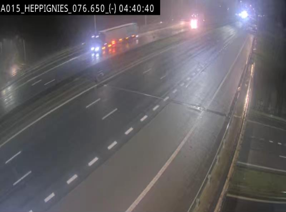 Webcam autoroute Belgique - Heppignies - E42 direction Namur - BK 76.4