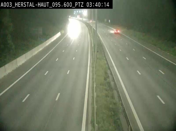 Webcam E40 à Herstal en direction de Liège et en provenance d'Aachen