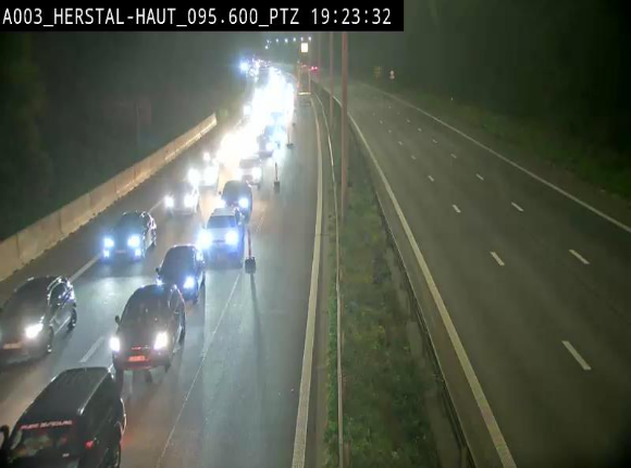 Webcam E40 à Herstal en direction de Liège et en provenance d'Aachen