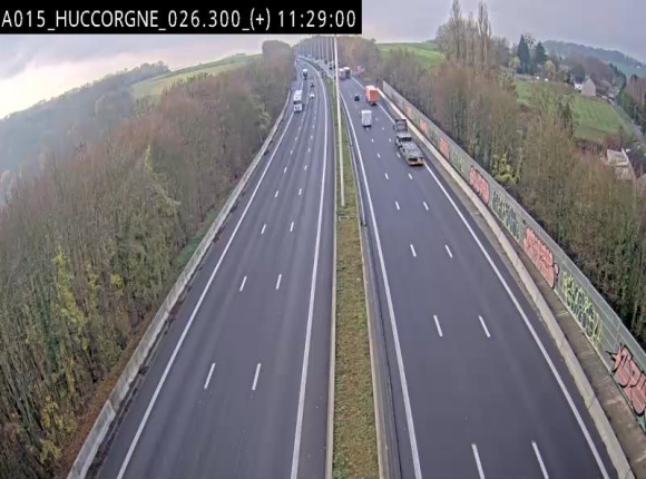 Webcam autoroute Belgique - Viaduc de Huccorgne - E42 
