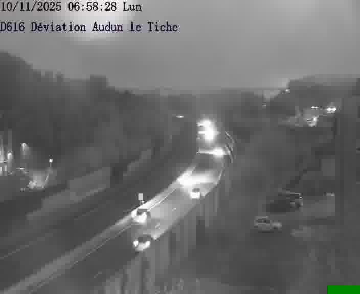 Webcams sur la D616, sur le contournement d'Audun-le-Tiche menant à Belval (Luxembourg)