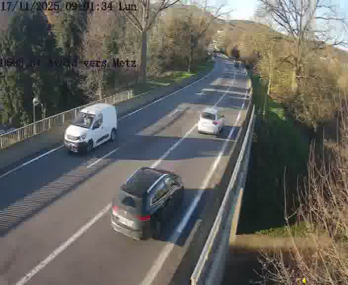 Clone of Webcam sur la D603 située à proximité de Saint-Avold. Vue orientée vers Metz