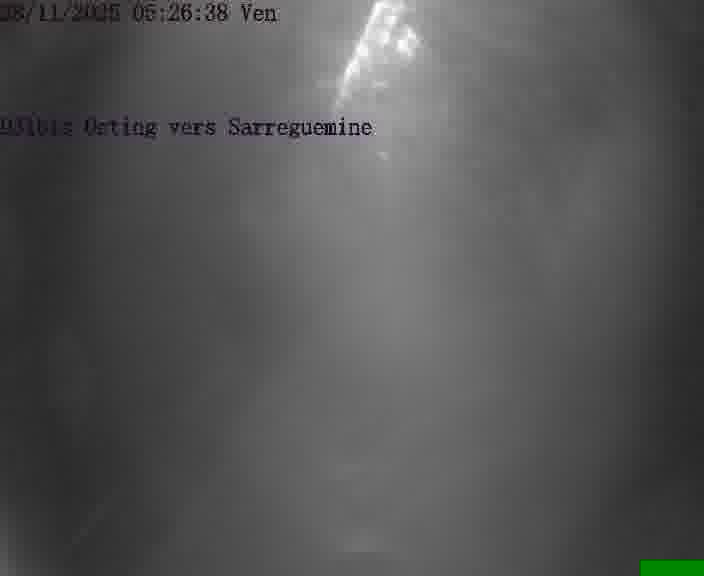 Webcam installée le long de D31bis (France) à Oeting, pointée vers Sarreguemines, utile pour suivre précisément les conditions de trafic.