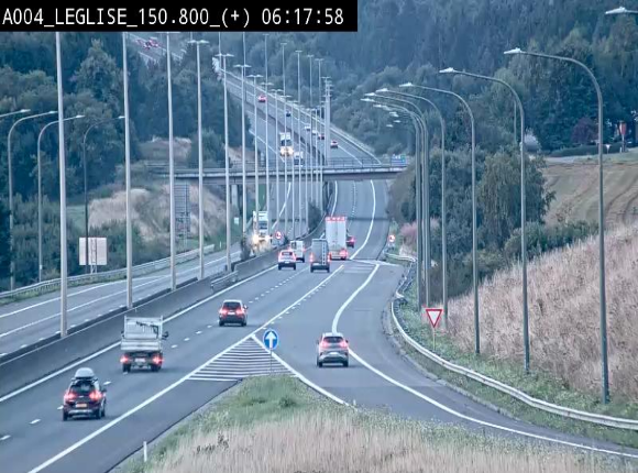 Caméra autoroute Belgique - Côte de Léglise, E411(A4) direction Luxembourg