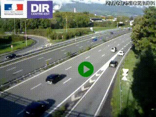 Webcam sur la Nationale 201 à hauteur de la sortie Chambéry-Nord, avant à la jonction entre l'A41 et l'A43, en direction de Lyon