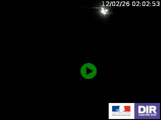 Webcam routière sur la RN7 à hauteur de Toulon-sur-Allier, entre Moulins et Vichy