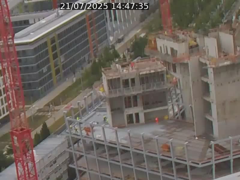 Webcam sur l'avenue John Fitzgerald Kennedy (N51) avec vue orientée vers le Findel