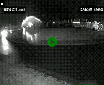 Webcam en périphérie de Chartres sur la N123, à hauteur de Luisant. Vue orientée vers Chartres