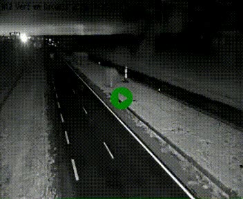 Webcam à hauteur de Vert-en-Drouais sur la N12, en périphérie de Dreux. Vue orientée vers Alençon