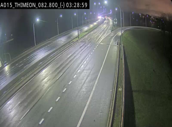 Caméra trafic Belgique - Thiméon - E42, jonction avec A54 (E420) direction La Louvière/Charleroi - BK 82.82