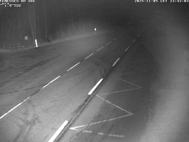 Webcam en haut du col des Fenesses, aussi appelé col du Ménil sur la D486 à 593 mètres d'altitude dans les Vosges