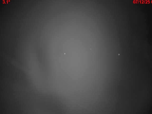 Webcam en haut du col du Ballon d'Alsace sur la D465 à 1075 mètres d'altitude dans les Vosges