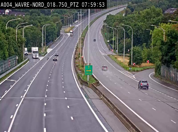 Webcam traffic E411(A4) - BK 18.7 - Bierges (Wavre Nord)