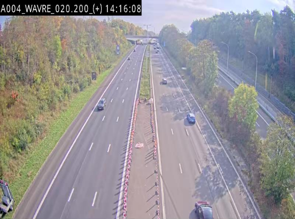 Webcam @ Wavre-sud KP 19.6, A4/E411