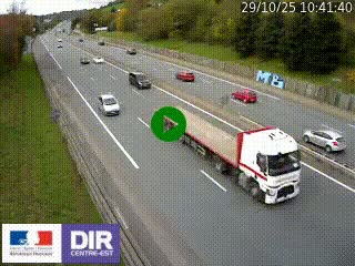 Webcam routière à Saint-Etienne-Terrenoire sur la RN88 avant la jonction entre l'A72 et le Boulevard Périphérique de Saint-Etienne