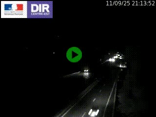 Caméra trafic à Meylan sur la Rocade-Sud de Grenoble en direction d'Aix-en-Provence